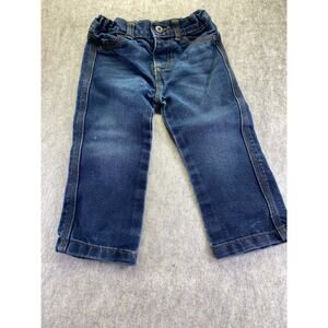 Wrangler Blue Denim Adjustable Waist Jeans Size 12 months